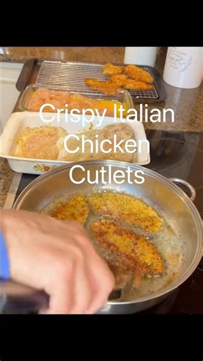 Crispy Italian Chicken Cutlets