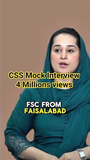 CSS Mock Interview 4 Millions views #shortsvideo