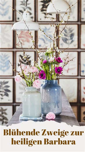 Heute, am 4. Dezember, feiern wir die heilige Barbara von Nikomedien, die als Patronin der Sterbenden und Begleute galt. Frische Barbarazweige, die an Heiligabend blühen, kündigen ein vielversprechendes neues Jahr an. Mehr zu der altbewährten Tradition erfahrt ihr hier! 📷Brigitte Sporrer Bitte ladet den Post herunter, abonniert uns, teilt uns, speichert die Beiträge und 👍uns, damit wir weiterhin wertvolle Videos, Rezepte, Anleitungen und Beiträge für Euch posten können. Unsere Hefte, auch einz