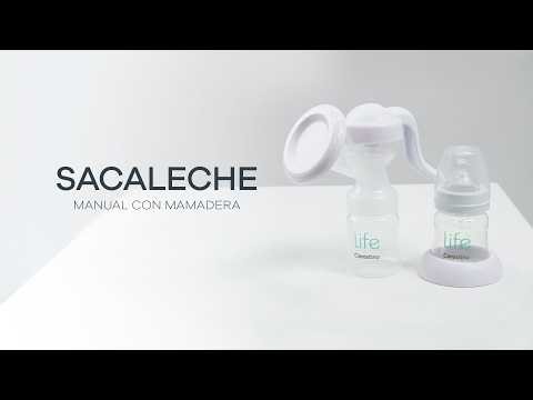 EXTRACTOR DE LECHE MANUAL CON MAMADERA // CARACTERÍSTICAS ✅ - Videomanual