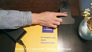 Clamp LED Desk Lamp, Flexible Gooseneck Table Lamp, 3 Lighting Modes with 3 Brightness Levels, Dimmable Office Lamp, Touch-Sensitive Control(Black)