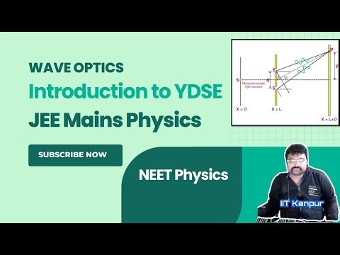 Introduction to YDSE || Young's Double Slit Experiment || Wave Optics || JEE Mains || Physics