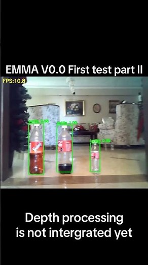 Nvidia Jetson Nano Emma V0.0 first test autonomous navigation and object detection #nvidia #ai