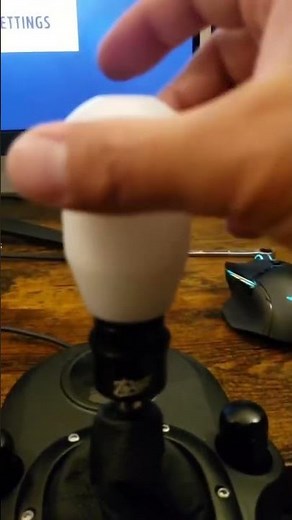 Modified Logitech g920 G Force Driving Shift Knob