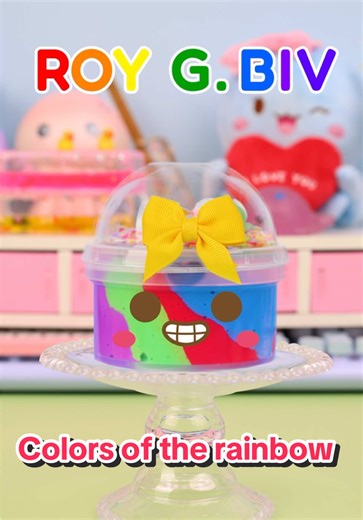 What Are the Colors of the Rainbow?🌈 In this Talking Slimes Episode ROYGBIV wants to talk all about rainbows! Did you memorize his name? #rainbow #talkingslimes #slime #roygbiv