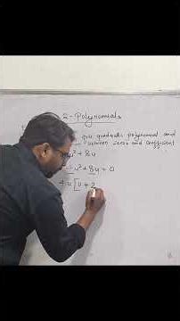 find the zeros of quadratic polynomial #class10maths #shorts