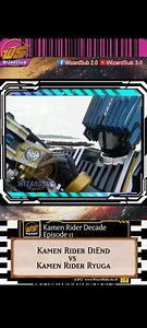 Kamen Rider DiEnd vs Ryuga #kamenriderdecade | WizardSub