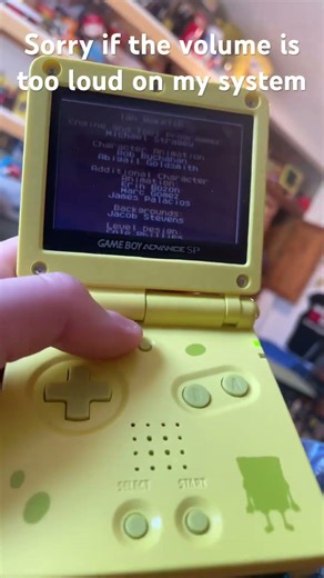 I beat SpongeBob the movie on GBA SP