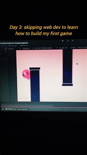 Learning game development from scratch (Day 3) 🎮 #unity