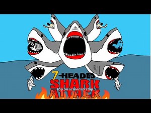 7-Headed Shark Attack [2019] Carnage Count But Flipaclip Screenshots for movie trailer