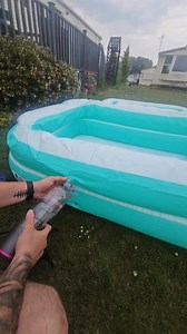 Here’s a little paddling pool life hack that’s an absolute game-changer! 👶☀️ If you’ve got a paddling pool that needs blowing up and can’t be bothered with all the huffing and puffing… grab an empty plastic bottle and your hairdryer! 🔥💨 Cut the bottom end off the bottle, pop it over the nozzle of your dryer, and use the neck to direct the air into the pool valve. It inflates in seconds – no pump needed! Remember to put it on cool air though so it doesn't get hot and knackered your pool. Hones