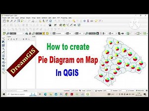 How to create Pie diagram or chart on map using QGIS