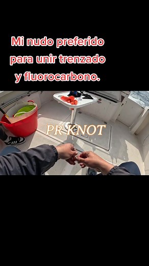 Nudo PR para unir trenzado y fluorocarbono | Tutorial de pesca