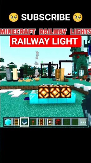 How to Light Up Your Minecraft Railway – Easy & Stylish!🚂💡 #Minecraft #MinecraftRailway