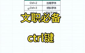 从新手到高手：Excel中Ctrl键的用法解析