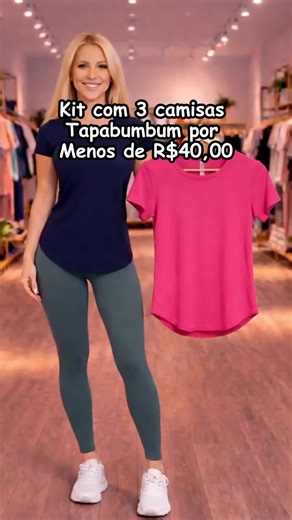 Esse kit com 3 camisas tapa bumbum foi simplesmente o melhor achado que encontrei aqui no tiktok #creatorsearchinsights #comprasonline #modafitnessfeminina #mulher