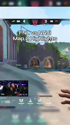 Short and sweet, #NAVI don't waste time 😮‍💨 #VCTKickoffs #ValorantEMEA #Fnatic #ValorantVCT