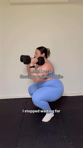 Showing up until I lose 100lbs: Month Recap #fitnessjourney #fitnessmotivation