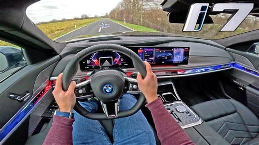 BMW i7 xDrive60 POV Launch Control