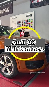 25K views · 501 reactions | Audi Q3 Maintenance #mechanic #mechanicmike #audi #Q3 | Mechanic Mike | Facebook