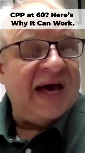 If the numbers work, it was smart to take your CPP at 60. More money in the pocket. #CPP #Retirement #Pension #FinancialPlanning