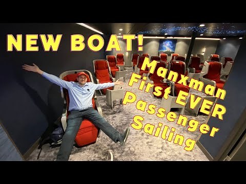 Manxman's First EVER Passenger Sailing. Join me on the trip!