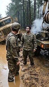 The clay-heavy mud smelled of wet iron and crushed pine; it was a gluttonous thing that didn't just stop the truck, but began to eat it. It certainly didn't care about a West Point degree or the torque curves memorized in a climate-controlled classroom. The Lieutenant stood shin-deep in the slurry, armed with the physics of friction coefficients, utterly convinced that equations could override the planet's grip. "Horsepower ain't your problem, son. Traction is." "And right now, your wheels are j
