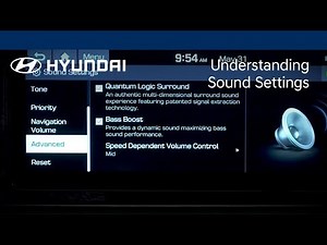 Understanding Sound Settings | Nexo | Hyundai