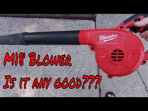 Milwaukee M18 Compact Blower Review. Just how good is this shop blower?