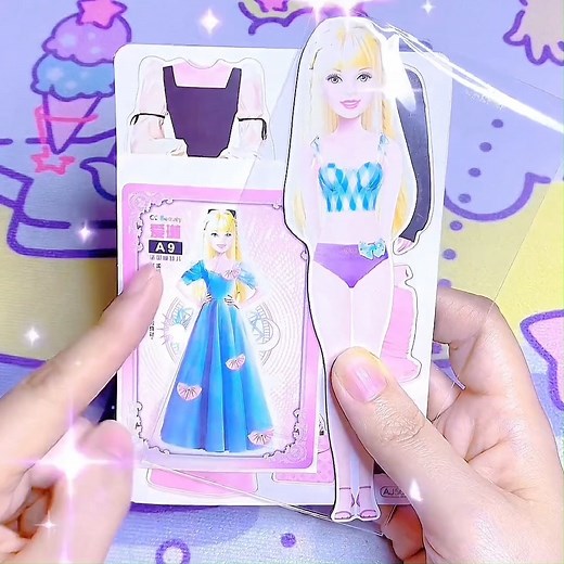  What little girls want most for Christmas! Magnetic dress, dozens of accessories and clothes, equipped with magnetism, updated version of 90s paper dolls! Brings endless joy!  Get yours now | Pleteffect.EL17 | Facebook