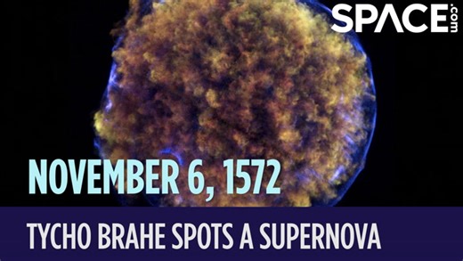 On Nov. 6, 1572, the German astronomer Wolfgang Schulër observed a supernova with his bare eyes. Space History Archives👉 https://space-com.visitlink.me/SkE22C He spotted the exploding star in the constellation Cassiopeia. It was as bright as Venus and could even be seen during the day. Astronomers were really confused, because it looked like a star just appeared out of nowhere. Schulër may have been the first to see it, but the Danish astronomer Tycho Brahe is widely credited for the discovery.