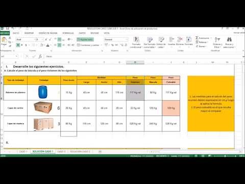 Calculo Peso Volumen