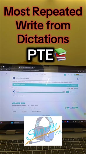 #creatorsearchinsights Repeated Dictations📝 PTE #sharrypte #ptecore #ptecoreonlineclasses #pearson
