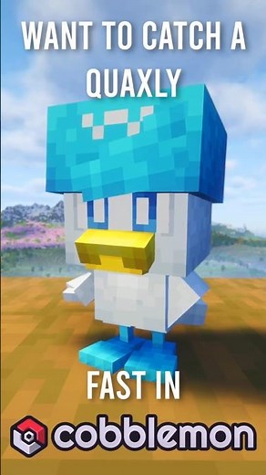 How to Find Quaxly FAST in Cobblemon! #cobblemon #minecraft #pokemon