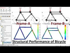 Structural Performance of Bicycle Frames with Solidworks