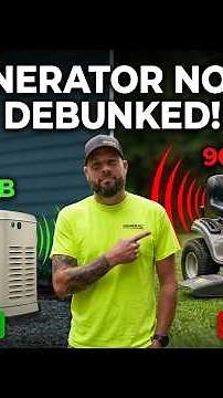 Most Homeowners Get Generator Noise Wrong. Here's Why