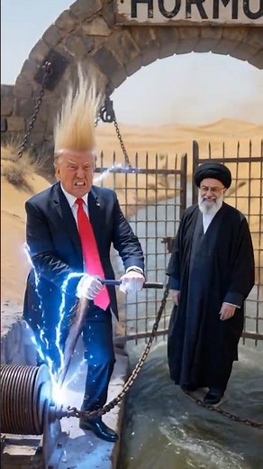 When Trump Meets Hormuz: An Electric Encounter! 🎭 Funny Political Comedy!