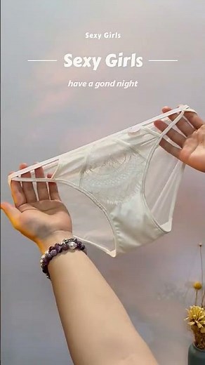 Elegant White Lace & Mesh Panties | Try On & Review#lingerieunboxing, #fashionhacks, #comfyfit.