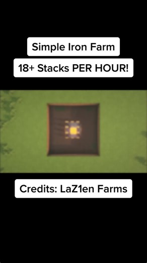 Ultimate Minecraft Iron Farm Tutorial