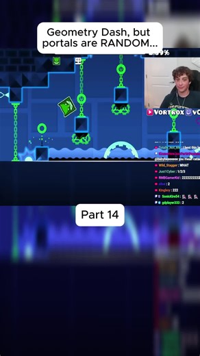 Geometry Dash with Random Portals Challenge