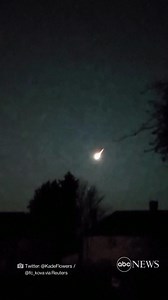 589K views · 10K reactions | FLASH IN THE SKIES: Onlookers captured video of a meteor as it streaked through the skies over England. https://abcn.ws/31aRQMa | ABC News | Facebook