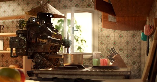 A Heartwarming Film About a Robot Making Soup