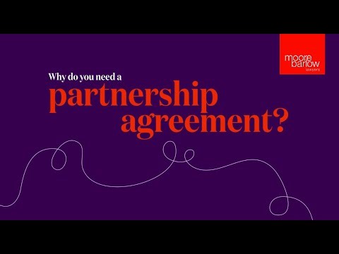 Why do you need a partnership agreement? | Corporate Law