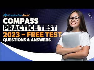 Compass Practice Test 2026 Compass Math Placement Entrance Exam Study Guide Questions Answers