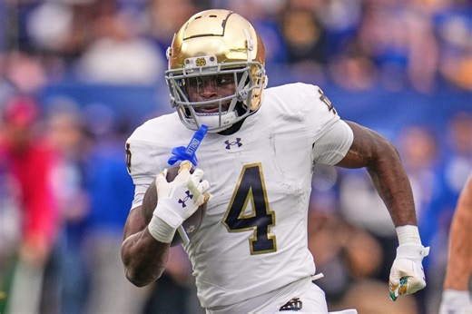 Notre Dame running back Jeremiyah Love announces he’s entering NFL draft