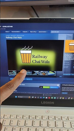 Try this addictive Railway Chai Wala game #gaming #free #simulation