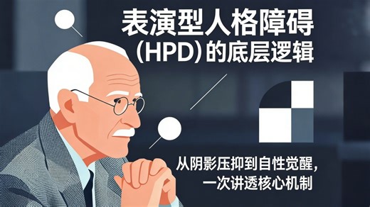 【荣格心理学】表演型人格障碍（HPD）的底层逻辑