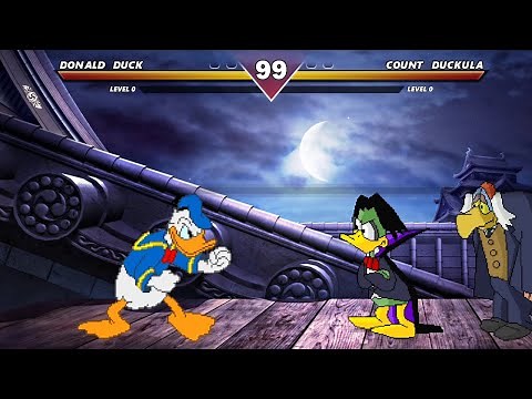 DONALD DUCK vs COUNT DUCKULA - HIGH LEVEL INSANE EPIC FIGHT!