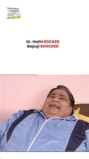Dr.Hathi ROCKED Bapuji SHOCKED!#tmkoc #funny #jethalal #daya #shortsfeed #comedy #shorts #shortvideo