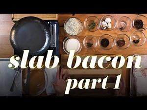 Making Slab Bacon at Home